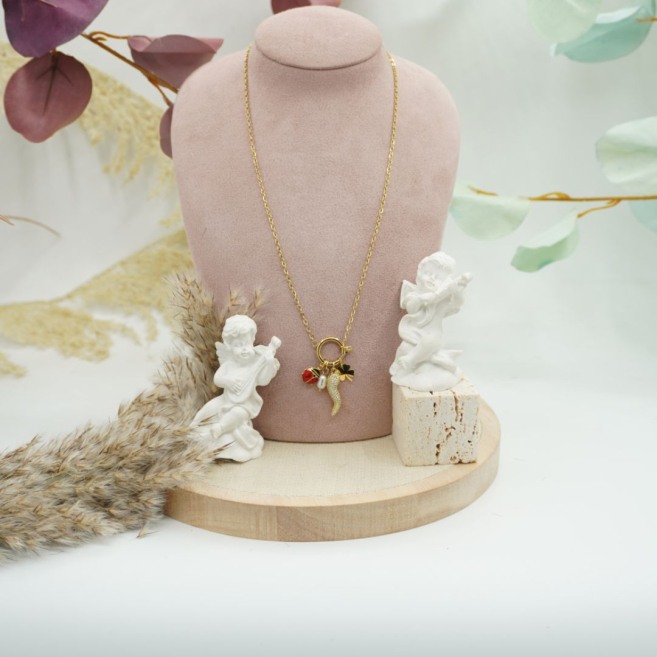 COLLAR ZO12404N Acero Inoxidable 2A33