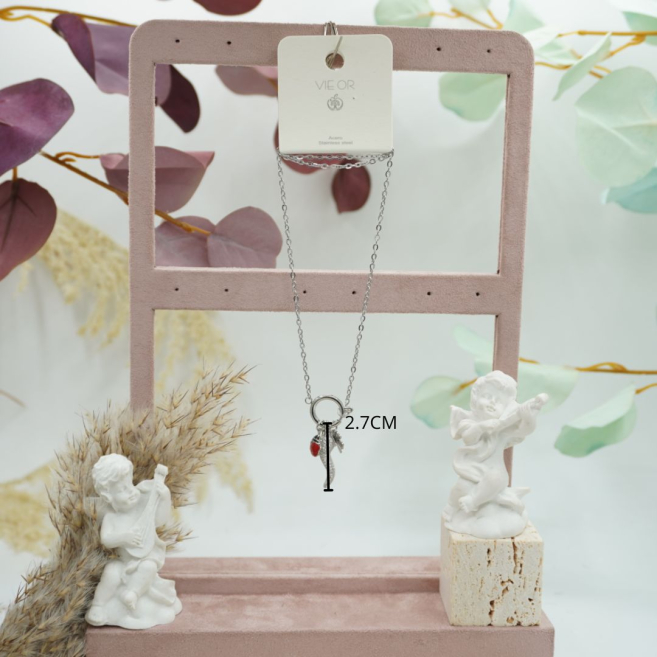 COLLAR ZO12404N Acero Inoxidable 2A33