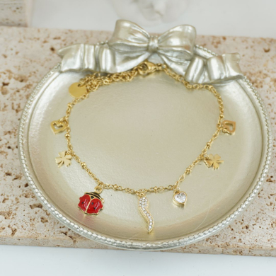 PULSERA TOBILLERA ACERO ZO12143B  /2B31