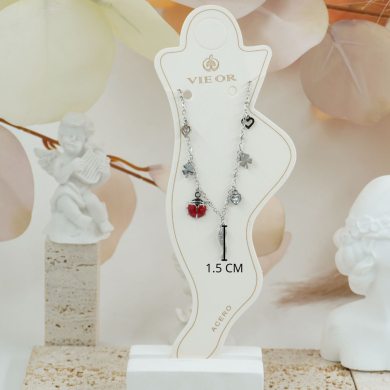 PULSERA TOBILLERA ACERO ZO12143B  /2B31