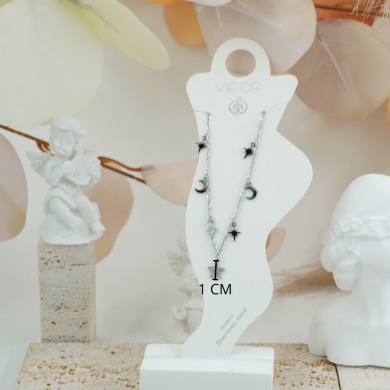 PULSERA TOBILLERA ACERO ZO12145B 2C24