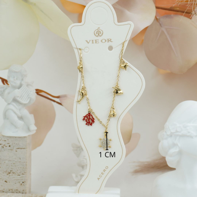 PULSERA TOBILLERA ACERO ZO12148B /2B31