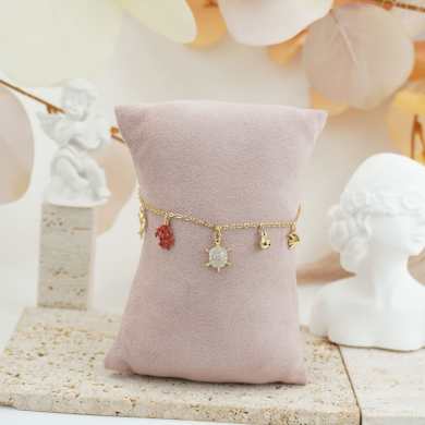 PULSERA TOBILLERA ACERO ZO12148B /2B31