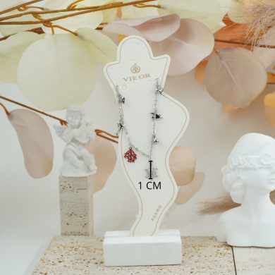 PULSERA TOBILLERA ACERO ZO12148B /2B31