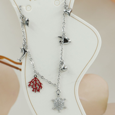 PULSERA TOBILLERA ACERO ZO12148B /2B31