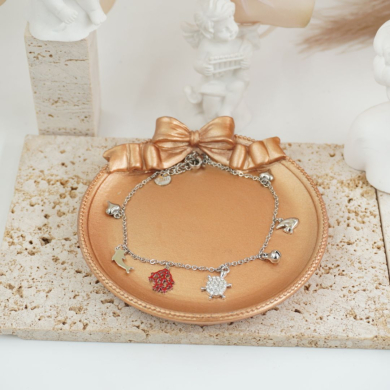 PULSERA TOBILLERA ACERO ZO12148B /2B31