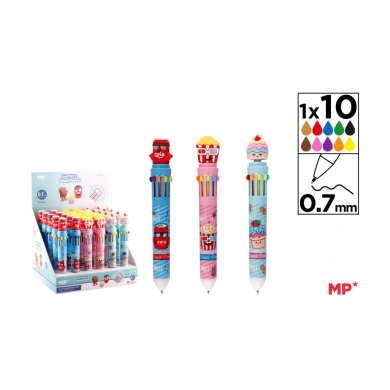 BOLÍGRAFO MULTICOLOR FANTASÍA - D14