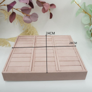 Placa de pulsera de tres filas