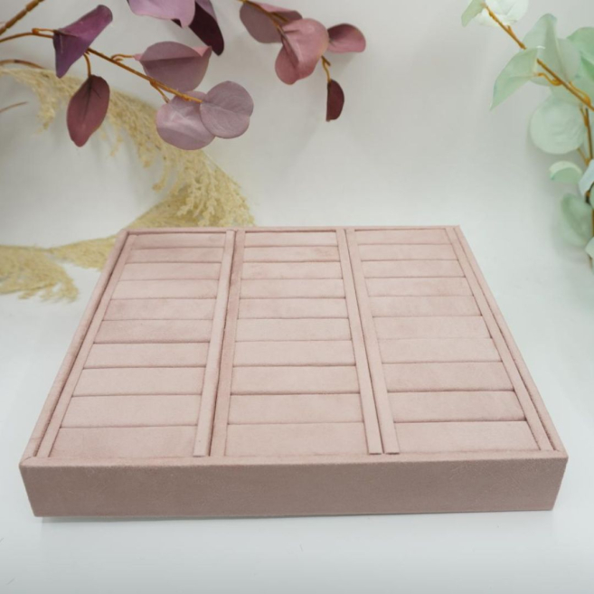 Placa de pulsera de tres filas