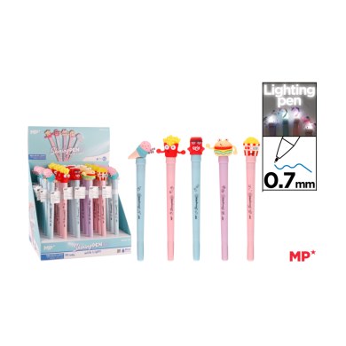 EXP. BOLÍGRAFOS FANTASÍA CON LUZ - D24