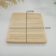 Plato expositor lino rural