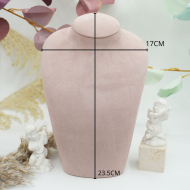 Pequeño retrato de cuero de terciopelo rosa