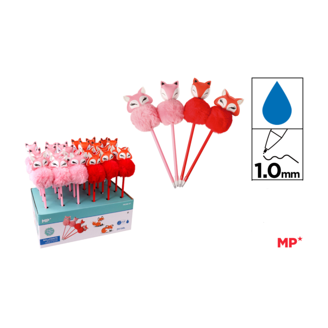BOLÍGRAFO POMPOM FANTASÍA - D14