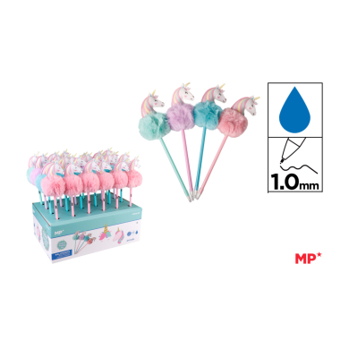 BOLÍGRAFO POMPOM FANTASÍA - E36