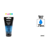 PINTURA ACRÍLICA AZUL NEÓN 75 ml - D18