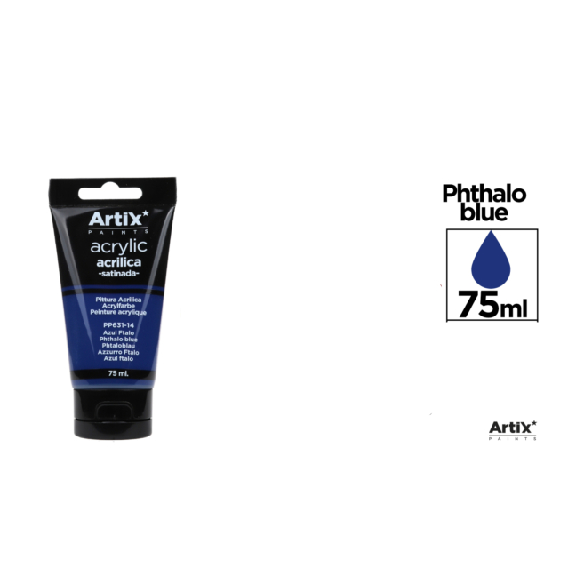PINTURA ACRILICA AZUL FTALO 75ML - D27