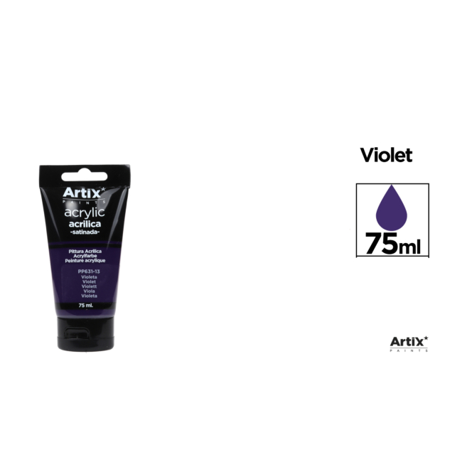 PINTURA ACRILICA VIOLETA 75ML - D47