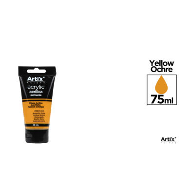 PINTURA ACRILICA AMARILLO OCRE 75ML - D27