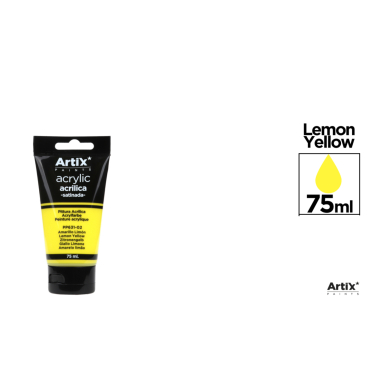 PINTURA  ACRILICA AMARILLO LIMON 75ML - D28