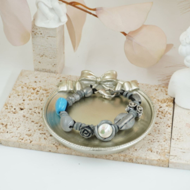 Pulseras  vie or con cuentas decorativas 12 uds I27