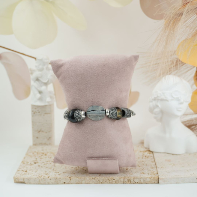 Pulseras  vie or con diseño artesanal 12 uds I27