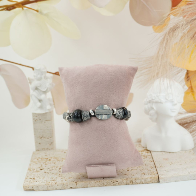 Pulseras  vie or con diseño artesanal 12 uds I27