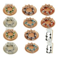 pulseras de moda VIE OR con cuentas variadas 12 uds 117 Y 118