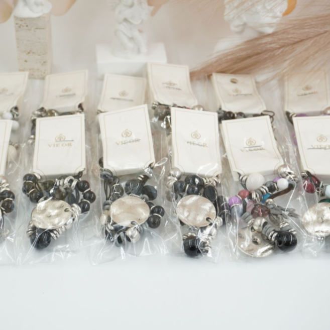 Pulseras  versátil con cuentas de diseño VIE OR 12 uds 117Y 118