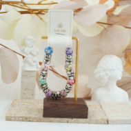 PulserasVIE OR con cuentas decorativas variadas 12 uds 117 Y 118 