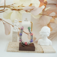 Pulseras decorativa VIE OR con diseño floral 12 uds 117 Y 118