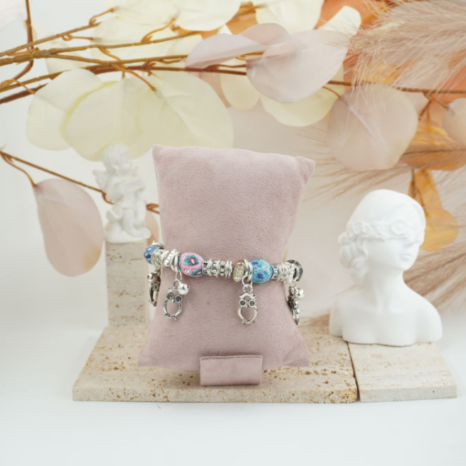 Pulseras VIE OR con diseño artístico de cuentas 12 uds 117 Y 118