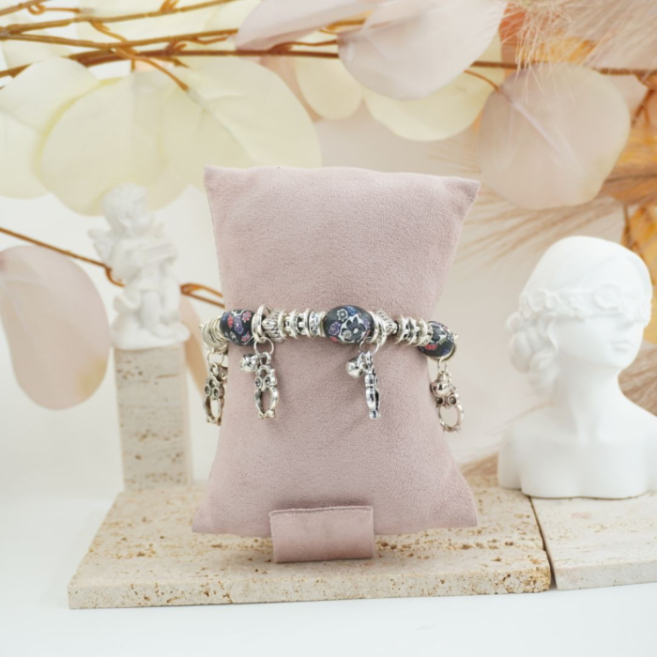 Pulseras VIE OR con diseño artístico de cuentas 12 uds 117 Y 118