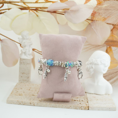 Pulseras VIE OR con diseño artístico de cuentas 12 uds 117 Y 118