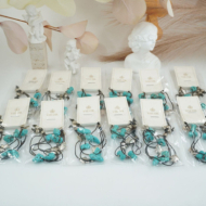 Pulseras Vie Or con piedras turquesa 12 uds 117 Y 118