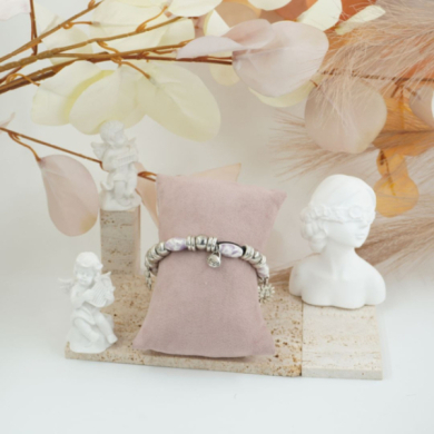 Pulseras Vie Or con cuentas marmoleadas 12uds 117 Y 118