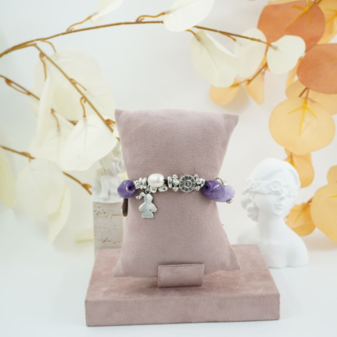 Pulseras de moda con perlas y cuentas, Vie Or 12  uds I37