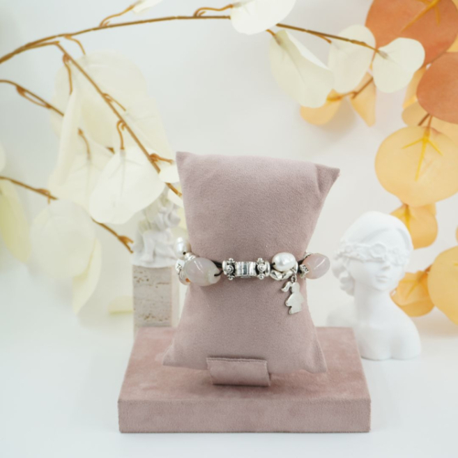 Pulseras de moda con perlas y cuentas, Vie Or 12  uds I37