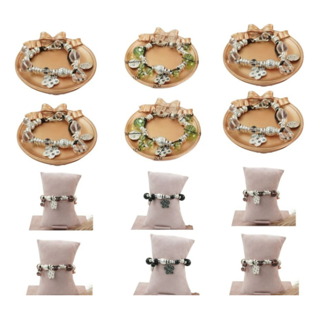 Pulseras sofisticada marca Vie Or 12  uds I37