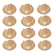 Pulseras de eslabones sofisticada Vie Or 12 uds I37