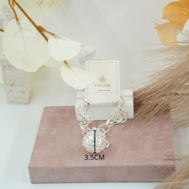 Pulseras de eslabones sofisticada Vie Or 12 uds I37