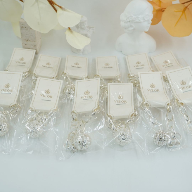 Pulseras de eslabones sofisticada Vie Or 12 uds I37