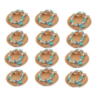 Pulseras artesanal trenzada marca Vie Or 12 uds I38