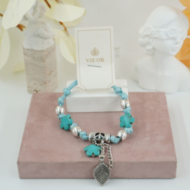 Pulseras artesanal trenzada marca Vie Or 12 uds I38