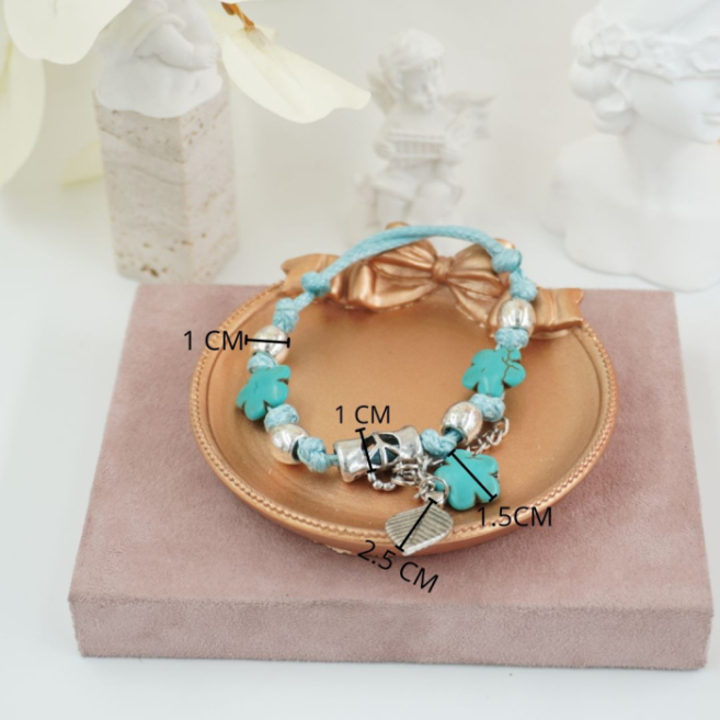 Pulseras artesanal trenzada marca Vie Or 12 uds I38