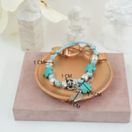 Pulseras artesanal trenzada marca Vie Or 12 uds I38