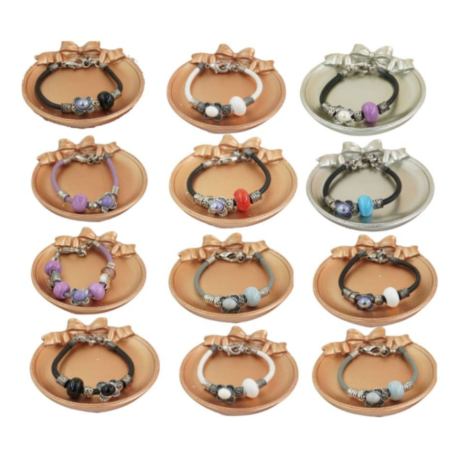 Pulseras con estilo contemporáneo Vie Or 12 uds I38