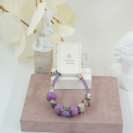 Pulseras contemporánea de diseño Vie Or 12 uds I38