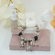 Pulseras de moda Vie Or con abalorios y colgantes 12 uds - I36