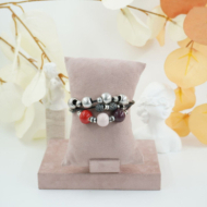 Pulseras  Vie Or con cuentas metálicas y de color 12 uds - I36