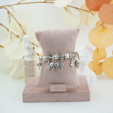 Pulseras  Vie Or con combinación de cuentas 12 uds - I45